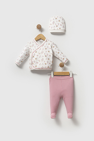 Cute Cates Theme 3lü Zıbın Set